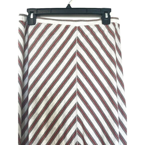 MLLP Comfortable Relaxed Striped Maxi Skirt L - Picture 6 of 8